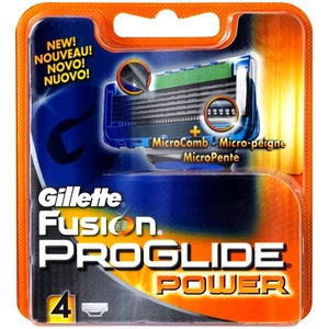 Gillette Fusion5 Proglide Power náhradné žiletky 4 ks