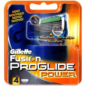 Gillette Náhradní hlavice Gillette Fusion Proglide Power 4 ks