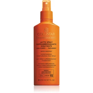 Collistar Special Perfect Tan Supertanning Moisturizing Milk Spray mléko na opalování ve spreji SPF 15 200 ml