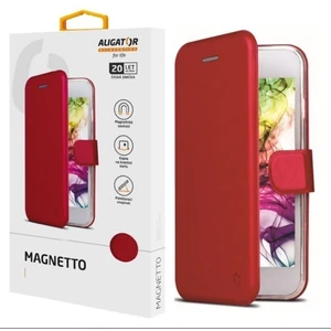 Flipové pouzdro ALIGATOR Magnetto pro Samsung Galaxy A42 5G, červená