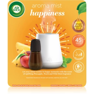 Air Wick Aroma Mist Happiness aroma difuzér s náplní + baterie 20 ml