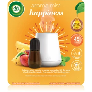 Air Wick Aroma Mist Happiness aroma difuzér s náplní + baterie 20 ml