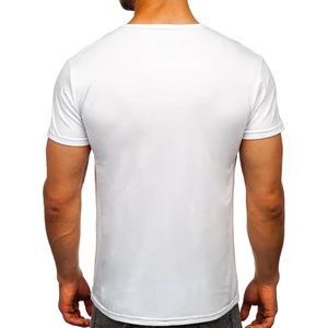 Pánské tričko s potiskem SS10953 - bílá,