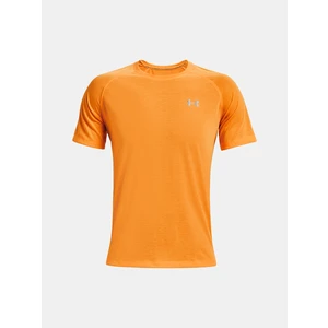 Tričko Under Armour 1361469 pánske, žltá farba, s potlačou