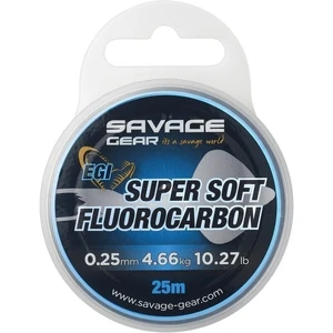 Savage Gear Super Soft Fluorocarbon EGI Růžová 0,29 mm 6,03 kg 25 m
