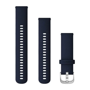 Garmin Quick Release silikónový remienok 22 mm, midnight blue/silver 010-12932-2A