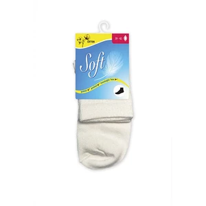 Soft Dámské ponožky se zdravotním lemem střední - bílé 39 - 42