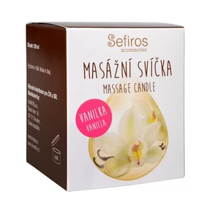 Sefiros Masážní svíčka Vanilka (Massage Candle) 120 ml