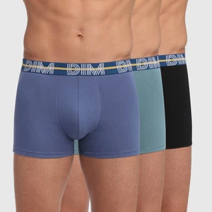 DIM POWERFUL BOXERS 3x - Men's boxers 3 - blue - grey - black