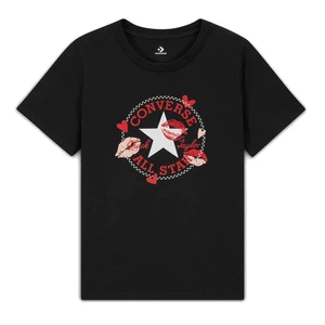 Converse Valentine's Day Black Women's T-Shirt - Women