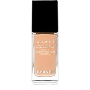 Chanel Vitalumière Radiant Moisture Rich Fluid Foundation rozjasňující hydratační make-up odstín 25 - Pétale 30 ml