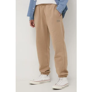 Beige Men's Loose Sweatpants Lee - Men