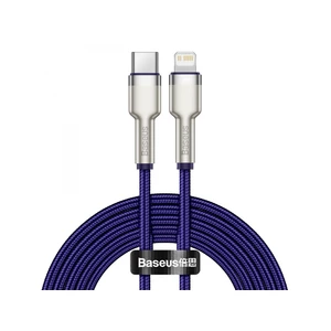 Kábel Baseus Cafule USB-C/Lightning PD 20W, 2m (CATLJK-B05) fialový USB-C/Lightening kábel • dĺžka 2 m • odolný kábel • kompatibilný pre smartfóny, iP
