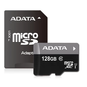 Paměťová karta ADATA Premier 128GB microSDXC, UHS-I CL10 A1 s adaptérem