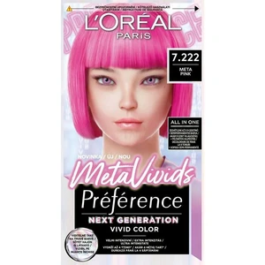 L’Oréal Paris Préférence Meta Vivids semi-permanentná farba odtieň 7.222 Meta Pink 1 ks