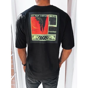 Men's T-shirt with black print Dstreet