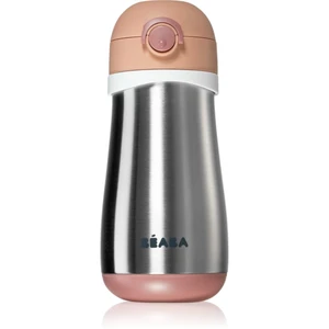 Beaba Stainless Steel Bottle With Handle termohrnek Old Pink 350 ml