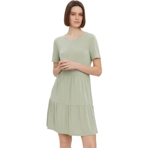 Vero Moda Dámské šaty VMFILLI Regular Fit 10248703 Desert Sage S