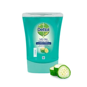 Náplň Dettol Svěžest okurky 250 ml náplň do dávkovača mydla • objem 250 ml • určená pre zariadenia Dettol • hydratačné zložky • príjemná vôňa • zbavuj