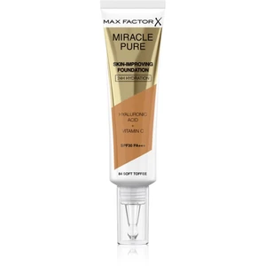 Max Factor Miracle Pure Skin dlouhotrvající make-up SPF 30 odstín 84 Soft Toffee 30 ml