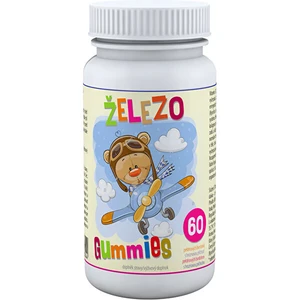 CLINICAL Železo Gummies 60 pektinových bonbónů