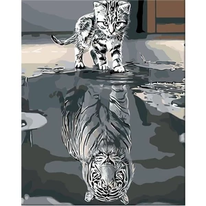 Zuty Malowanie po numerach Tygrys