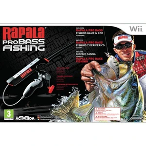 Rapala Pro Bass Fishing + horgászbot - Wii