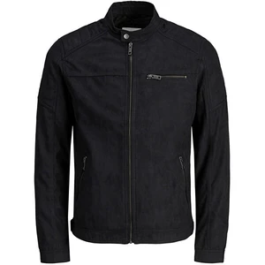 Jack&Jones Pánská bunda JJEROCKY 12147218 Jet Black XL