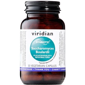 Viridian Saccharomyces Boulardii 30 kapsúl