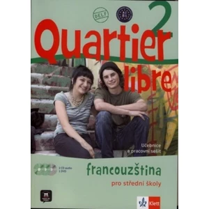 Quartier libre 2 - učebnice + PS + CD+ DVD + časopis La revue de jeunes
