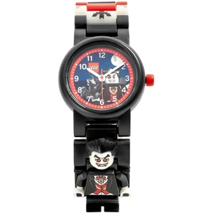 Čierne náramkové hodinky so skladacím remienkom a minifigúrkou LEGO® Vampire