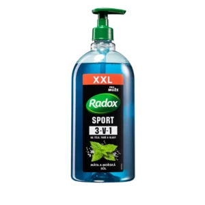 Radox Men Sport sprchový gel pro muže na obličej, tělo a vlasy 750 ml