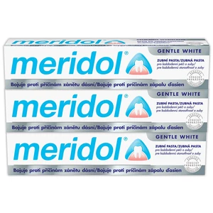 Meridol Gentle White zubná pasta proti krvácaniu ďasien a paradentóze 3 x 75 ml