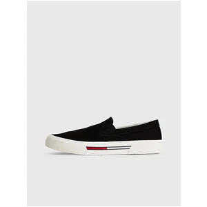 Černé pánské slip on tenisky Tommy Jeans - Pánské