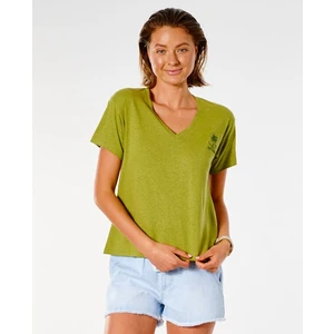 T-Shirt Rip Curl SWC V NECK TEE Green Olive