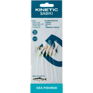 Kinetic návazec sabiki silverstrike fishskin flash 130 cm - 4