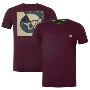 Korda tričko le split tee burgundy - l