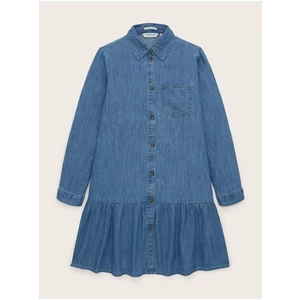 Modré holčičí džínové šaty Tom Tailor - Holky