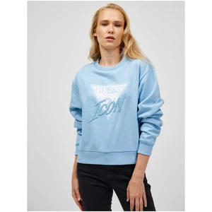 Light Blue Women's Sweatshirt Guess - Women