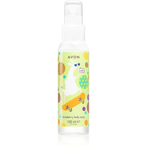 Avon Lama Dude osvěžující tělový sprej s vůní jahod pro děti 100 ml