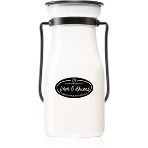 Milkhouse Candle Co. Creamery Linen & Ashwood vonná svíčka Milkbottle 227 g