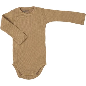 Lodger Romper Ciumbelle Size 56 dětské body s dlouhými rukávy Honey 1 ks