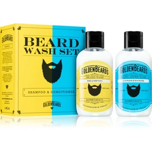 Golden Beards Beard Wash Set šampon a kondicionér na vousy