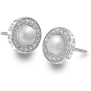 Hot Diamonds Stříbrné náušnice Hot Diamonds Emozioni Giove Pearl DE460