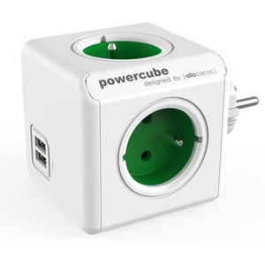 Rozbočovač PowerCube Original USB zelený