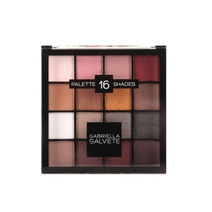 Gabriella Salvete Eyeshadow 16 Shades Palette paletka očních stínů odstín 02 Pink 20,8 g