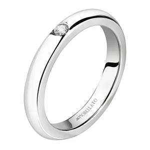 Morellato Ocelový prsten s krystalem Love Rings SNA46 61 mm
