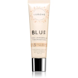 Lumene Blur 16h Longwear Foundation dlhotrvajúci make-up SPF 15 odtieň 1,5 Fair Beige