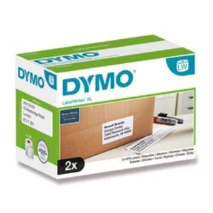 Dymo S0947420, 102mm x 59mm, bílé, velké vysokokapacitní, přepravní papírové štítky