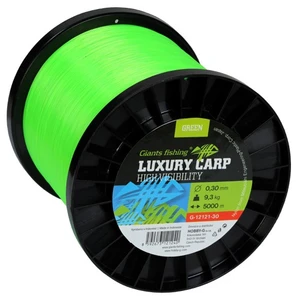 Giants fishing vlasec luxury carp high visibility green - průměr 0,23 mm / nosnost 5,9 kg / návin 5000 m